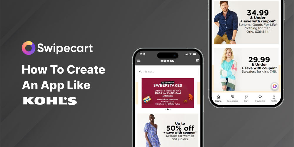 How to create an app like Kohl's