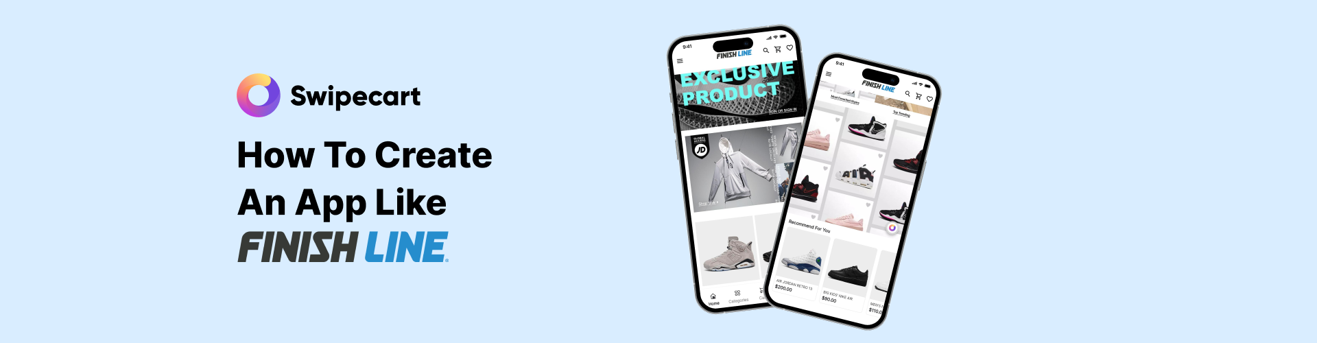 How to create an app like Finish Line