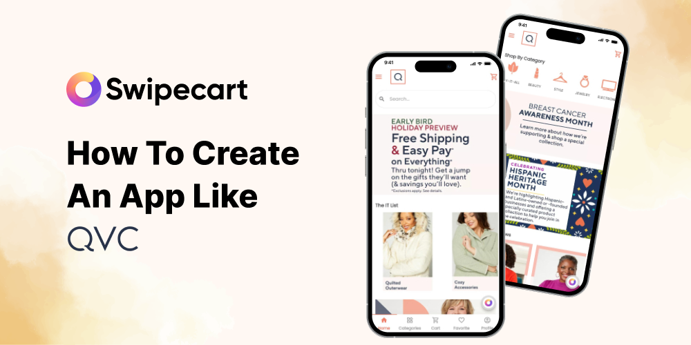 How to create an app like QVC