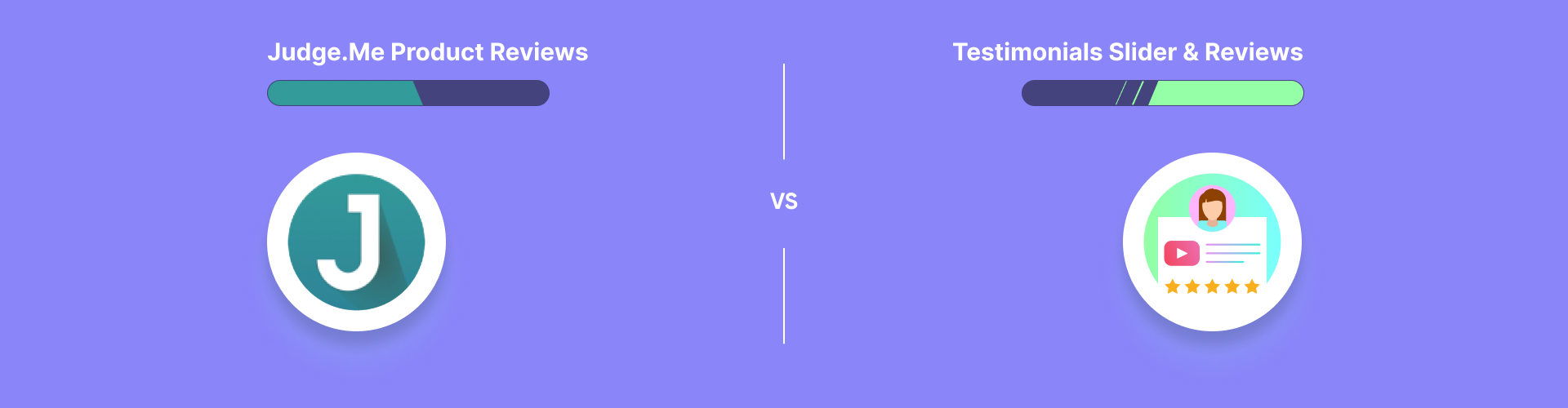 Judge.me Vs Testimonial- Slider and Photo Review App
