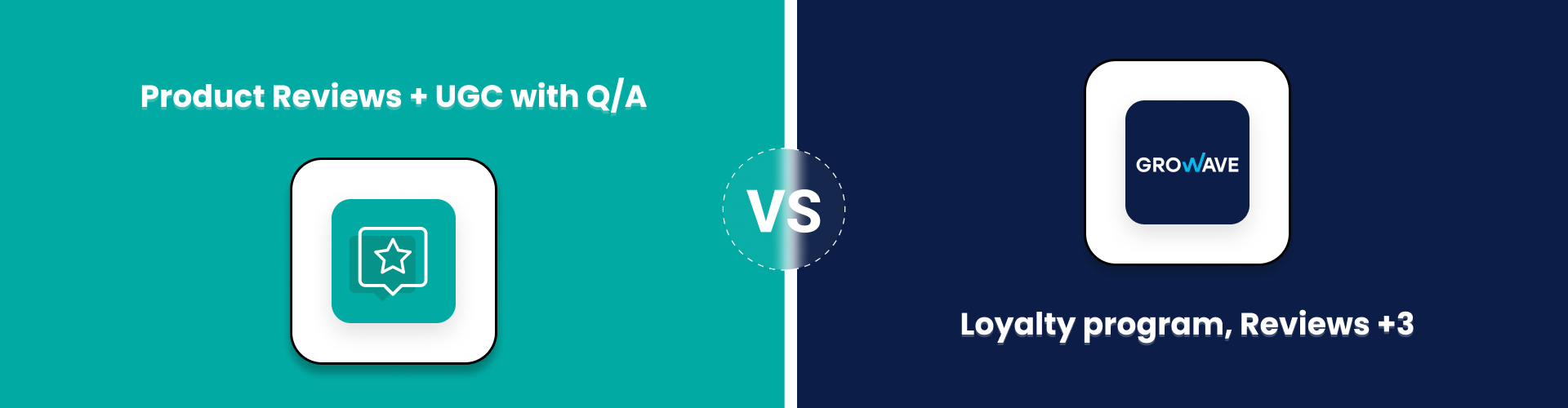 Product Reviews + UGC with Q/A  by Hulk Apps vs Loyalty program, Reviews by Growave Shopify Reviews App