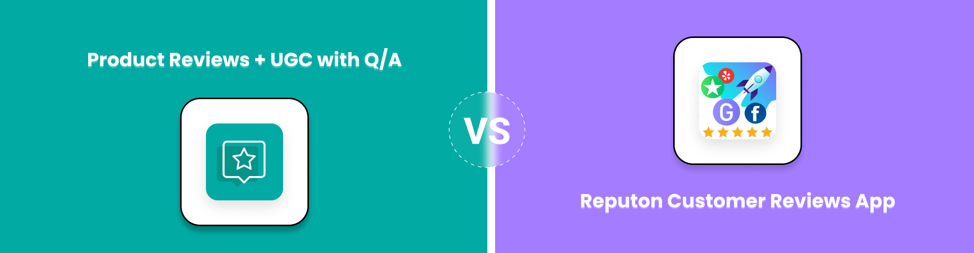 Product Reviews + UGC with Q/A  by Hulk Apps vs Reputon Customer Review App