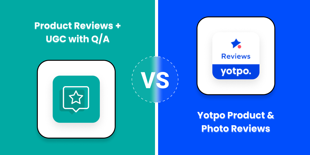 Product Reviews + UGC with Q/A  by Hulk Apps vs Yotpo Product Reviews App