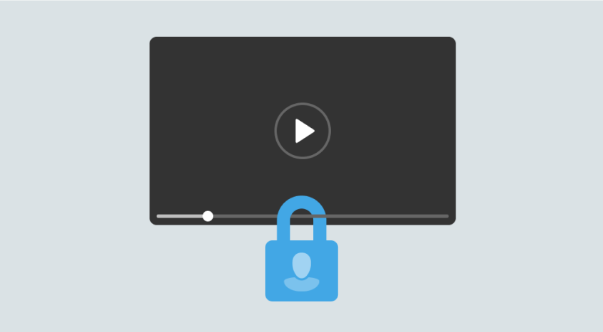 Utilize videos as gated content