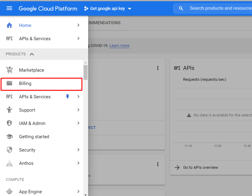 Creating a Billing Account