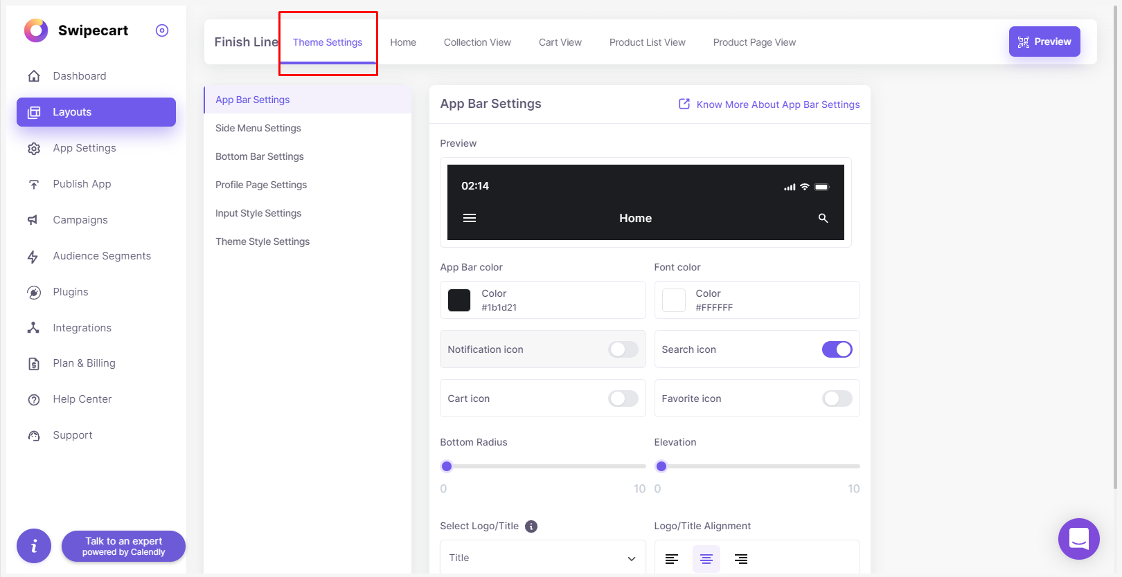How to create an app like Finish Line